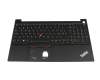 21879880 original Lenovo clavier incl. topcase CH (suisse) noir/noir avec rétro-éclairage et mouse stick