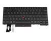 2H-BBEU1L70111 original PMX clavier US (anglais) noir/noir avec rétro-éclairage et mouse stick