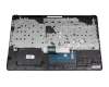 2H1719-05330I Rev.A original HP clavier incl. topcase DE (allemand) noir/argent avec rétro-éclairage avec ODD