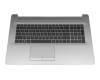 2H719-053301 original HP clavier incl. topcase DE (allemand) noir/argent avec rétro-éclairage sans ODD