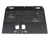 32204EB9K201 original Acer clavier incl. topcase DE (allemand) noir/noir avec rétro-éclairage (4060/4070)