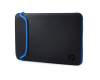 Housse de protection (noir/bleu) pour appareils 15,6" original pour HP Pavilion 15-cs3100