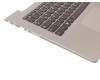 35046996 original Medion clavier incl. topcase DE (allemand) noir/argent avec rétro-éclairage bord argenté