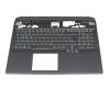 38F1PAM7601 original Acer clavier incl. topcase DE (allemand) noir/noir avec rétro-éclairage