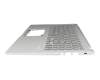 39XKUTAJN10 original Asus clavier incl. topcase DE (allemand) gris/argent