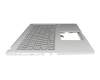 39XKUTAJN10 original Asus clavier incl. topcase DE (allemand) gris/argent