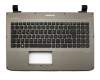 40046407 original Medion clavier incl. topcase DE (allemand) noir/gris