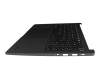 40089038 original Medion clavier incl. topcase DE (allemand) noir/noir avec rétro-éclairage