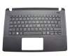 439.03401.0002 original Acer clavier incl. topcase DE (allemand) noir/noir