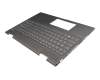 442.0ED07.0001 original HP clavier incl. topcase DE (allemand) gris/gris avec rétro-éclairage