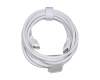 USB-C câble de données / charge blanc 1,80m (USB 2.0 Type C to C; 20V 3.3A) pour Huawei MateBook 13 2019/2020