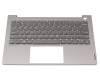 460.0M502.0001 original Lenovo clavier incl. topcase UK (anglais) gris/gris avec rétro-éclairage