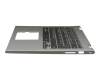 46M.07RCS.0013 original Dell clavier incl. topcase DE (allemand) noir/argent avec rétro-éclairage