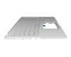 4HXKUKSJN00 original Asus clavier incl. topcase DE (allemand) argent/argent
