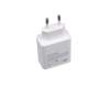 Chargeur USB-C 65 watts EU wallplug blanc original pour Samsung Galaxy Book Flex (NP930QCG)