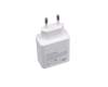 Chargeur USB-C 65 watts EU wallplug blanc original pour Samsung Galaxy Book Pro (NP935XDB)