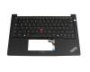 5B11M64614 original Lenovo clavier incl. topcase DE (allemand) noir/noir avec mouse stick