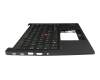 5B11M64614 original Lenovo clavier incl. topcase DE (allemand) noir/noir avec mouse stick