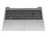 5CB0R07371 original Lenovo clavier incl. topcase FR (français) gris/argent