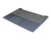 5CB0R16738 original Lenovo clavier incl. topcase DE (allemand) gris/bleu