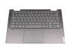 5CB0U43946 original Lenovo clavier incl. topcase CH (suisse) gris/gris avec rétro-éclairage