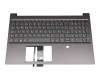 5CB0W43586 original Lenovo clavier incl. topcase DE (allemand) gris/gris avec rétro-éclairage