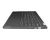 5CB0W43751 original Lenovo clavier incl. topcase UAE (arabe) gris/gris avec rétro-éclairage