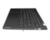 5CB0W43762 original Lenovo clavier incl. topcase DE (allemand) gris/gris avec rétro-éclairage