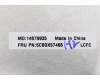 Lenovo 5CB0X57466 COVER Upper Case ASM_BE L81WB NFPBKDIS
