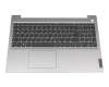 5CB0X57519 original Lenovo clavier incl. topcase DE (allemand) gris/argent Empreinte digitale