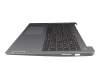 5CB1B69138 original Lenovo clavier incl. topcase HU (hongrois) noir/gris avec rétro-éclairage