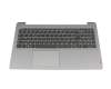 5CB1B69235 original Lenovo clavier incl. topcase FR (français) noir/gris