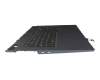 5CB1C19229 original Lenovo clavier incl. topcase US (anglais) noir/bleu avec rétro-éclairage