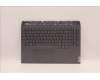 Lenovo 5CB1F38543 C-Cover with keyboard,Spanish,Storm Grey,White Backlight
