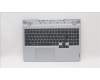 Lenovo 5CB1F38663 C-Cover with keyboard,Belgian,Cloud Grey