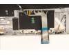 Lenovo 5CB1H68433 C-Cover with keyboard,German,Cloud Grey,White Backlight