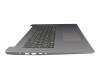 5CB1H80740 original Lenovo clavier incl. topcase DE (allemand) noir/gris avec rétro-éclairage