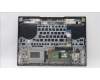 Lenovo 5CB1J32294 C-Cover with keyboard,German,Storm Grey,White Backlight