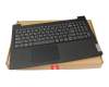 5CB1L09253 original Lenovo clavier incl. topcase GR (grecque) gris/noir