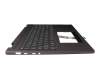 5CB1L31845 original Lenovo clavier incl. topcase DE (allemand) gris/gris avec rétro-éclairage