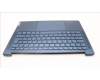 Lenovo 5CB1L39538 C-Abdeckung mit Tastatur, Deutsch, Aquamarinblau, mit Puresight Logo
