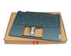 5CB1L48326 original Lenovo clavier incl. topcase DE (allemand) vert foncé/vert foncé avec rétro-éclairage