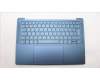Lenovo 5CB1L80221 C-Abdeckung mit Tastatur, Skandinavien, Aquamarinblau