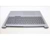Lenovo 5CB1M48407 C-Cover with keyboard, Italian, Arctic Grey, Backlight, UK