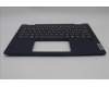 Lenovo 5CB1N61382 C-Cover with keyboard, Czech Slovakian, Cosmic Blue, w/Storm Grey Keycaps, UK