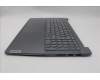 Lenovo 5CB1N62247 C-Cover with keyboard,UK English,Luna Grey,w/puresight pro logo