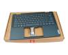 5CB1P00299 original Lenovo clavier incl. topcase UK (anglais) bleu/bleu avec rétro-éclairage