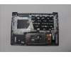 Lenovo 5CB1P01119 C-Cover with keyboard, Belgian, Arctic Grey, Backlight, UK