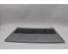 Lenovo 5CB1P41206 C-Cover with keyboard, Belgian, Cloud Grey, Non-Backlight, Non-FingerPrint, UK