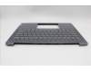 Lenovo 5CB1P50153 C-Cover with keyboard, English, Luna Grey, Non-Fingerprint, US